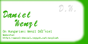 daniel wenzl business card